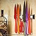 Monster Magnetic Knife Strip Holder To Organize Knives, Scissors, and Small Hand Tools - Great for Kitchen, Garage, Workshop, and Craft Room - 13.5 Inch Metal Rack - Wall Mounting Hardware Included