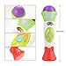 ThinkMax Kids Microphone Toy, Voice Changing and Recording Microphone with Colorful Light Musical Toys (Green)