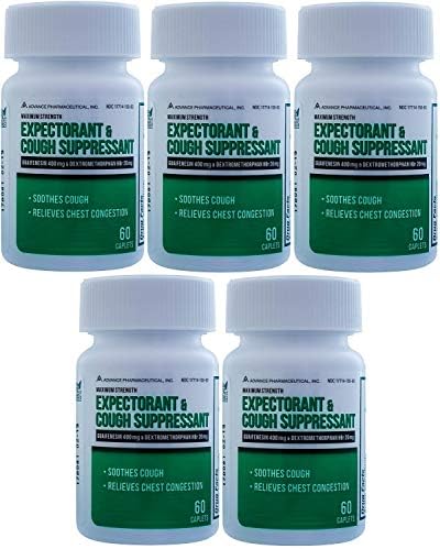 Mucus DM Expectorant Cough Suppressant 300 Caplets Generic DM Cough