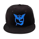 Pokemon Go Team INSTINCT VALOR MYSTIC Team YELLOW RED BLUE hat baseball cap