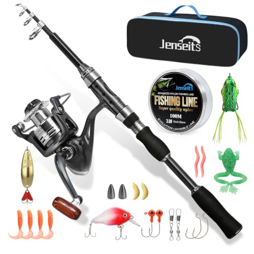 Jenseits 6Ft Telescopic Fishing Rod Combo