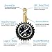 Tire Pressure Gauge, HUANZHAN Elite Heavy Duty Accurate 60 PSI with Large 2