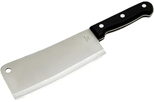 Chef Craft: Select Meat Cleaver, 7 Inch Blade 12 Inches in Length, Stainless Steel/Black