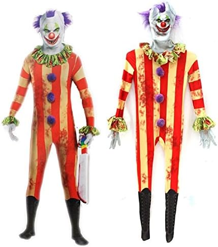 Taipin Halloween child zombie clown clothing leica material clown jumpsuit