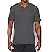 Under Armour Men's Charged Cotton V-Neck, Carbon Heather/Black, Small