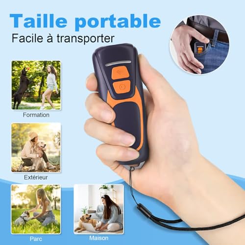 Honey Paws Powerful Ultrasonic Anti Barking Device - Ultrasonic Dog Deterrent - 15m Range - Ultrasonic Bark Device for Indoor and Outdoor Use