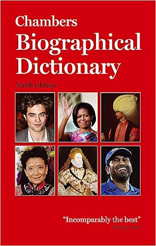 Amazon Com Chambers Biographical Dictionary Paperback 9780550106414 Chambers Ed Books