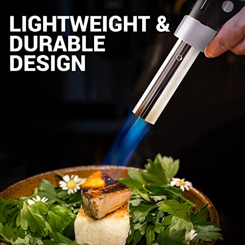 Jo Chef Pro Butane Torch Lighter Refillable Butane Torch Head, Small