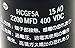 HCGF5A 2200 MFD 400 VDC HITACHI CAPACITOR