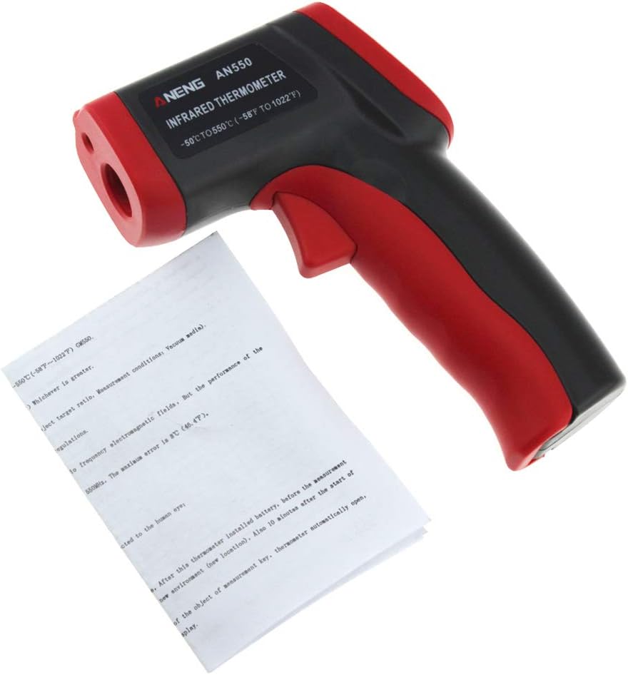 ANENG AN550 l-a-ser Infrared Thermometer -58-1022 °F Non-Contact Temperature Test Gun