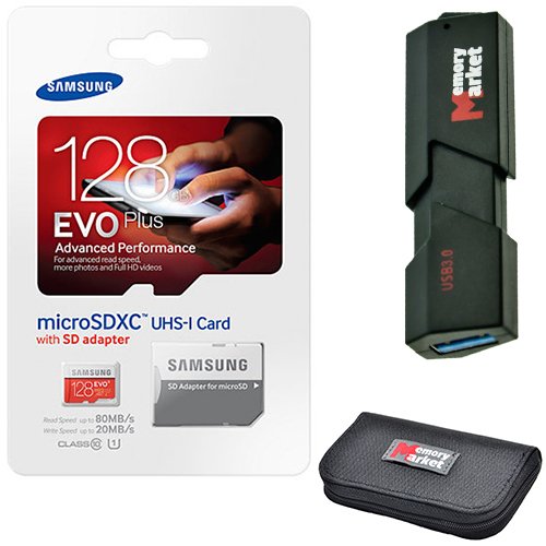 Samsung evo plus 128gb microsd xc class 10 uhs-1 mobile…