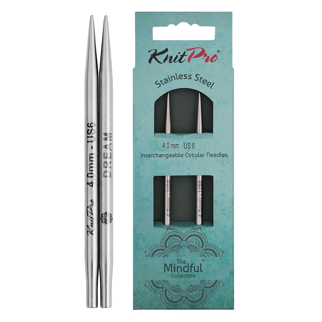 KnitPro The Mindful Collection Interchangeable Circular Needles 4" (10cm) | 4.00mm
