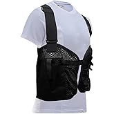 LVAD Mesh Vest, Concealed Pockets for Controller and Batteries, Ideal for Heartmate Devices
