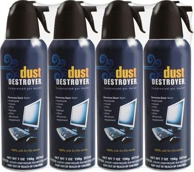 Dust Destroyer Duster 7oz., 4/Pack