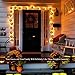 OurWarm Halloween Lights 10LED Pumpkin String Lights Battery Powered Orange Lanterns for Halloween Party Indoor Outdoor Decorations, 4 Ft