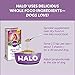 Halo Natural Supplements With Omega-3 Fatty Acid For Dogs, Skin & Coat Support, 3.5-Ounce Bottle