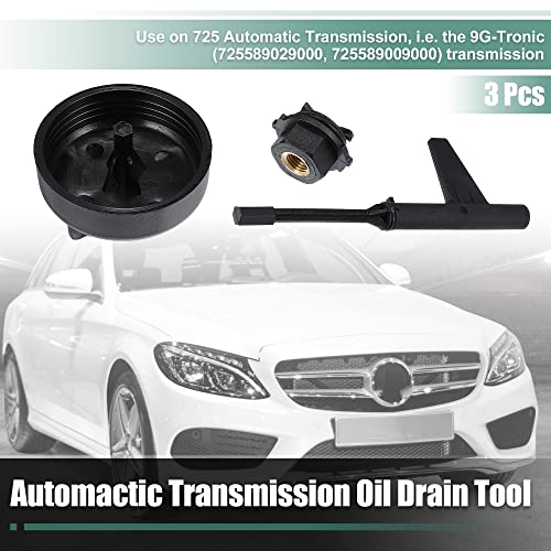 X AUTOHAUX 3pcs Transmission Oil Filling Tool Adapter Set for Mercedes