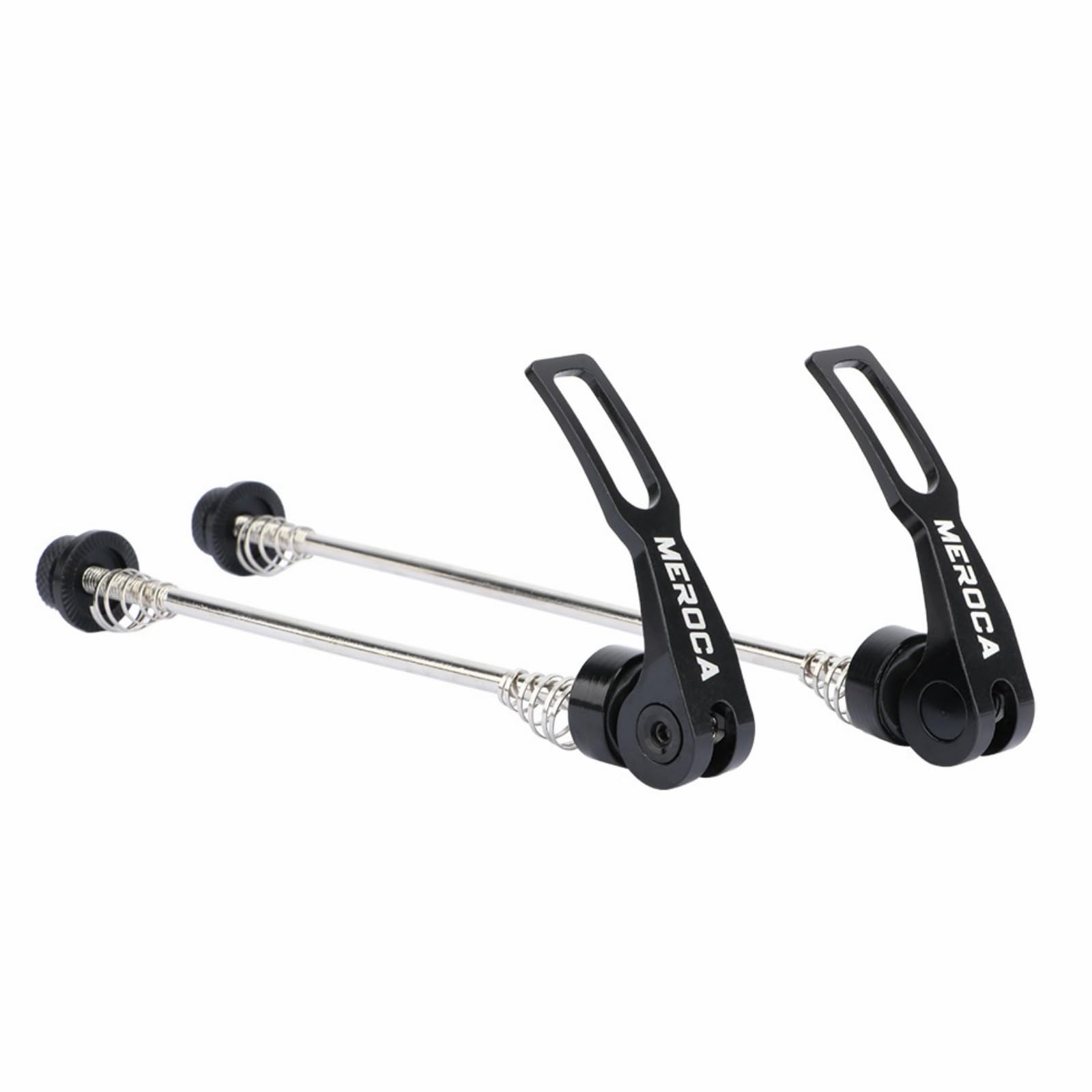 NELboNs Bike Wheel Hub Front and Rear Skewers Quick Release Skewer Clip Bolt Lever Axle QR 145/181 MM for Road Mountain Bicycle MTB,Black