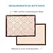 YORLFE Silicone Baking Mat Set, 2 Pack Non-Stick Silicon Liner for Bake Pans & Rolling with Measurements, Heat Resistant Cookie Sheets for Macaroon/Pastry, 16