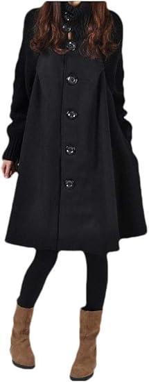 women's plus size peacoat with hood