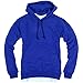 ililily Canvas Long Sleeve Pullover Hooded Cotton Lightweight Sweatshirt