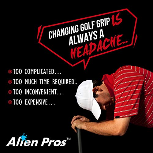 ALIEN PROS Golf Grip Wrapping Tapes (3Pack) Innovative Golf Club