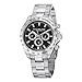Stuhrling Original Men's 564.02 Concorso Raceway Swiss Quartz Tachymeter Day and Date Stainless Steel Bracelet Watch
