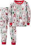 Carter's Santa Print PJ Set (Baby)