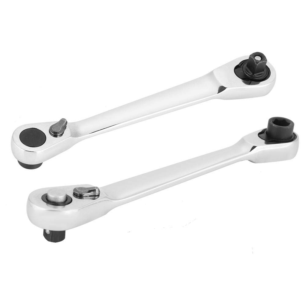 130mm Screwdriver Hex Torque Wrench 72Tooth Reversible Drive Ratchets