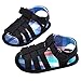 Binmer(TM) Baby Infant Kids Girl boys Soft Sole Crib Toddler Newborn Sandals Shoes (0~6 Month, Black)