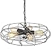 Best Choice Products Industrial Vintage Lighting Ceiling Chandelier 5 Lights Metal Hanging Fixture
