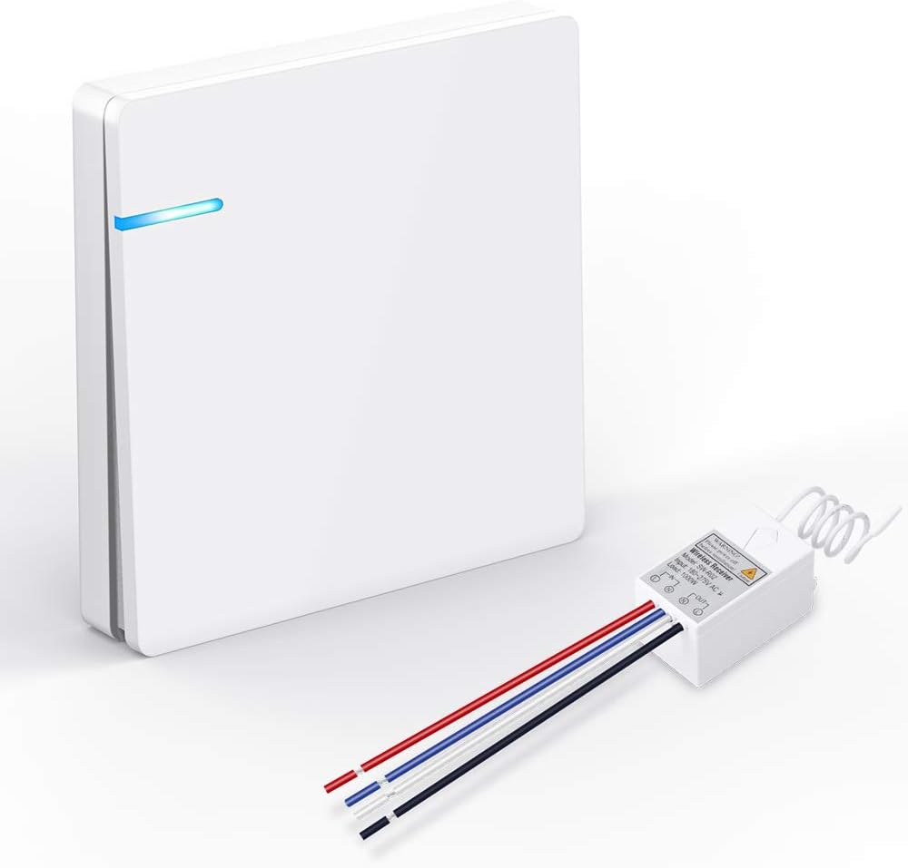 Wsdcam Wireless Light Switch No Wires No Tearing Walls Remote