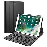 Fintie Keyboard Case with Built-in Pencil Holder for iPad Air 2019 3rd Gen/iPad Pro 10.5" 2017- SlimShell Stand Cover w/Magnetically Detachable Wireless Bluetooth Keyboard, Black