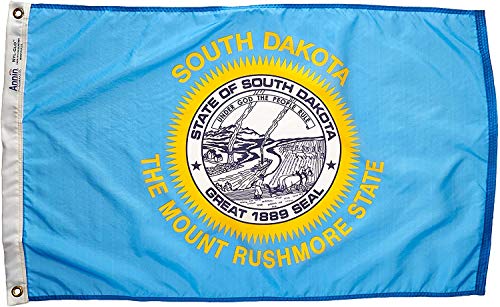 Annin Flagmakers South Dakota State Flag USA-Made to Official State Design Spec…
