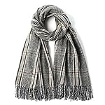 ANDANTINO Women Men Oversized Soft Cashmere Feel Blanket Scarf Pashmina Shawls Wraps Winter Warm Plaid Fringe Scarf ANDANTINO Women Men Oversized Soft Cashmere Feel Blanket Scarf Pashmina Shawls Wraps Winter Warm Plaid Fringe Scarf