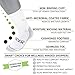 Sugar Free Sox Active-Fit Mens Cushioned Diabetic Socks Crew 3 Pack (White, Sock Size 10-13 fits Shoe Sizes 7-12)