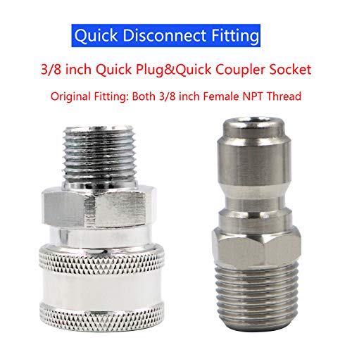 LONGADS High Pressure Washer Ball Valve Kit for High Pressure Washer