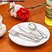 Odoria 1:12 Miniature 4PCS Porcelain Plates Dollhouse Kitchen Accessories