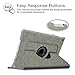 Fintie iPad Mini 1/2/3 Case - Multiple Angles Stand Case with Smart Cover Auto Sleep/Wake Feature for Apple iPad Mini 1 / iPad Mini 2 / iPad Mini 3, Denim Grey