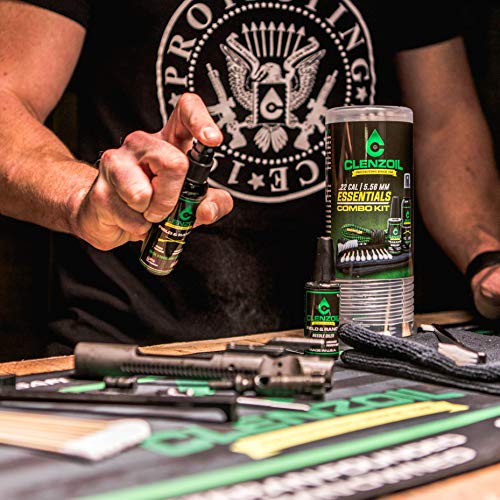 CLENZOIL Field & Range Pistol & Rifle Essentials Gun Cleaning Kit CLP