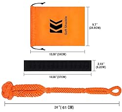 BNEEN Soft Shackle, 1/2" X 24" Light Weight Soft