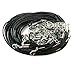 Rockin Beads Brand 20 Imitation Leather Cord Necklaces Black 18 Inch Lobster Claw Clasp