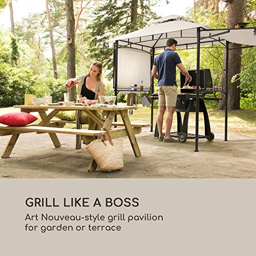 Blumfeldt Steakhouse Wings - Pavillon Grilldach Grillpavillon, Größe: 235 x 242 x 145 cm (BxHxT), Regen… – Bild 3
