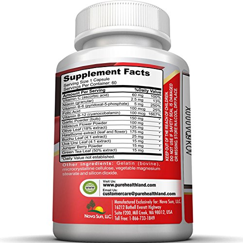 Herbal Supplements Natural Blood Pressure Supplement Pills To Lower