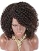 Kalyss Brown Highlights Afro Kinky Curly Wigs for Black Women Premium Synthetic Hair Wig Curved Part Natural Looking Hair Wigs for Women Daily Wear Hairpiece