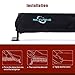 MICTUNING 22 inches Universal Straight and Curved LED Light Bar Cover - Water-Resistant, Windproof, Dustproof, Snowproof Scratch-Proof Protective Sleeve