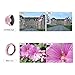 Cozy Blue Selfie Phone Lens 2 in 1 Clip-on Lens Kit 0.6X Super Wide Angle & 15X Macro Phone Camera Lens for iPhone X 8/7/6/5,iPad Android Smartphone Mobile Phone(Pink)