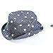 Baby Sun Hat with Chin Strap - Unisex Toddler Summer Beach Pool Play Bucket Hat UPF 50+ Reversible Brim(Dark Blue,2-3 Years)