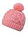 Arctic Paw Kids' Super Chunky Cable Knit Beanie, Pink