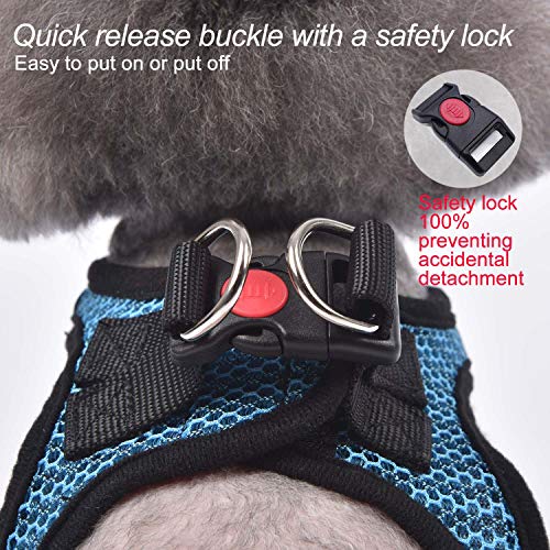 matilor 2 Packs Dog Harness Stepin Breathable Puppy Cat Dog Vest